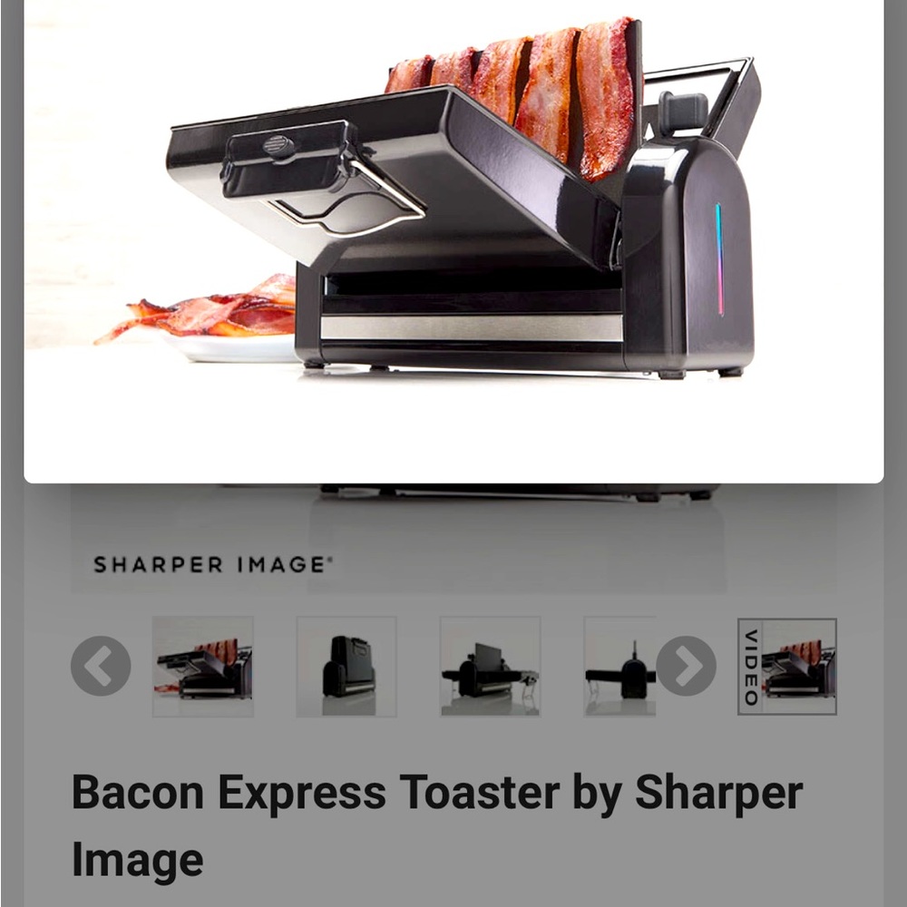 Sharper Image Bacon Toaster